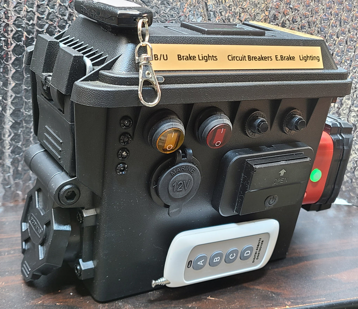Trailer exterior lighting and electric brake tester using your Milwaukee M-18 tool battery