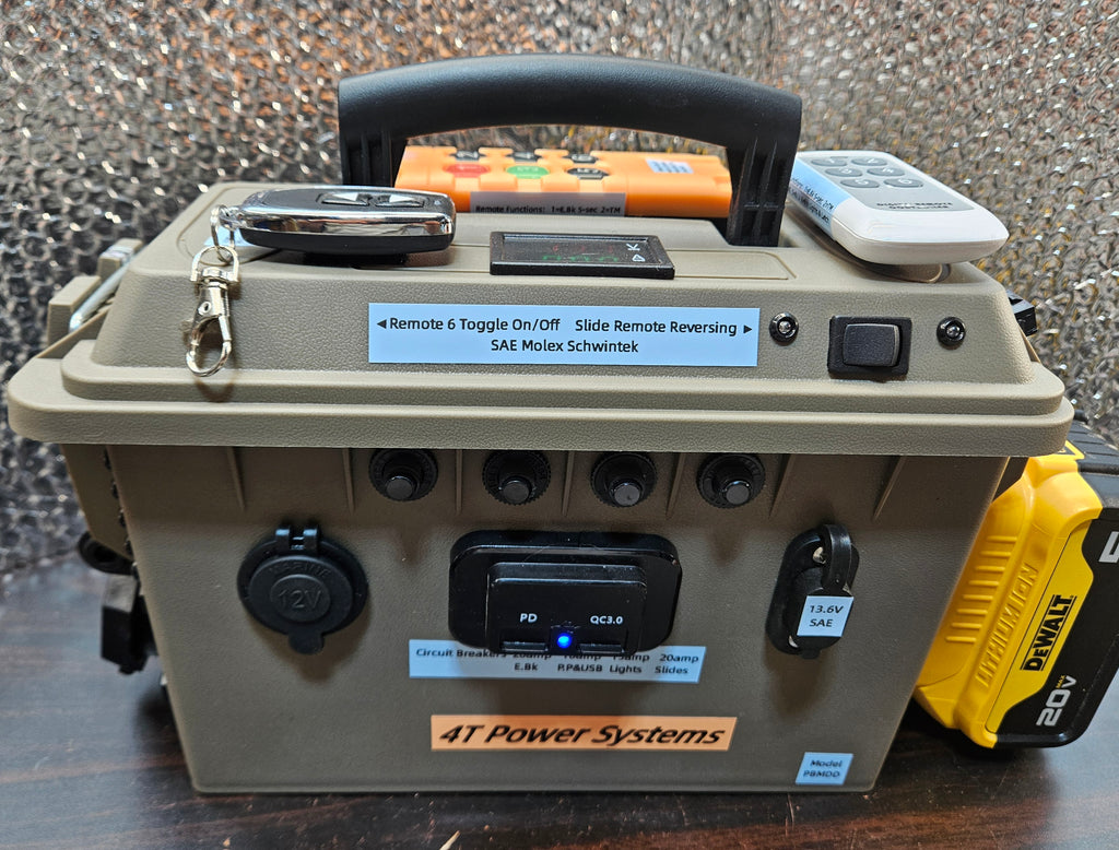 RV Tech Medium Duty Remote Controlled RV Trailer Tester Lights Brakes Slides Schwintek DeWALT XR 20V