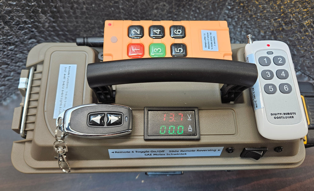 RV Tech Medium Duty Remote Controlled RV Trailer Tester Lights Brakes Slides Schwintek DeWALT XR 20V