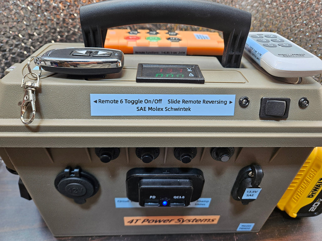 RV Tech Medium Duty Remote Controlled RV Trailer Tester Lights Brakes Slides Schwintek DeWALT XR 20V