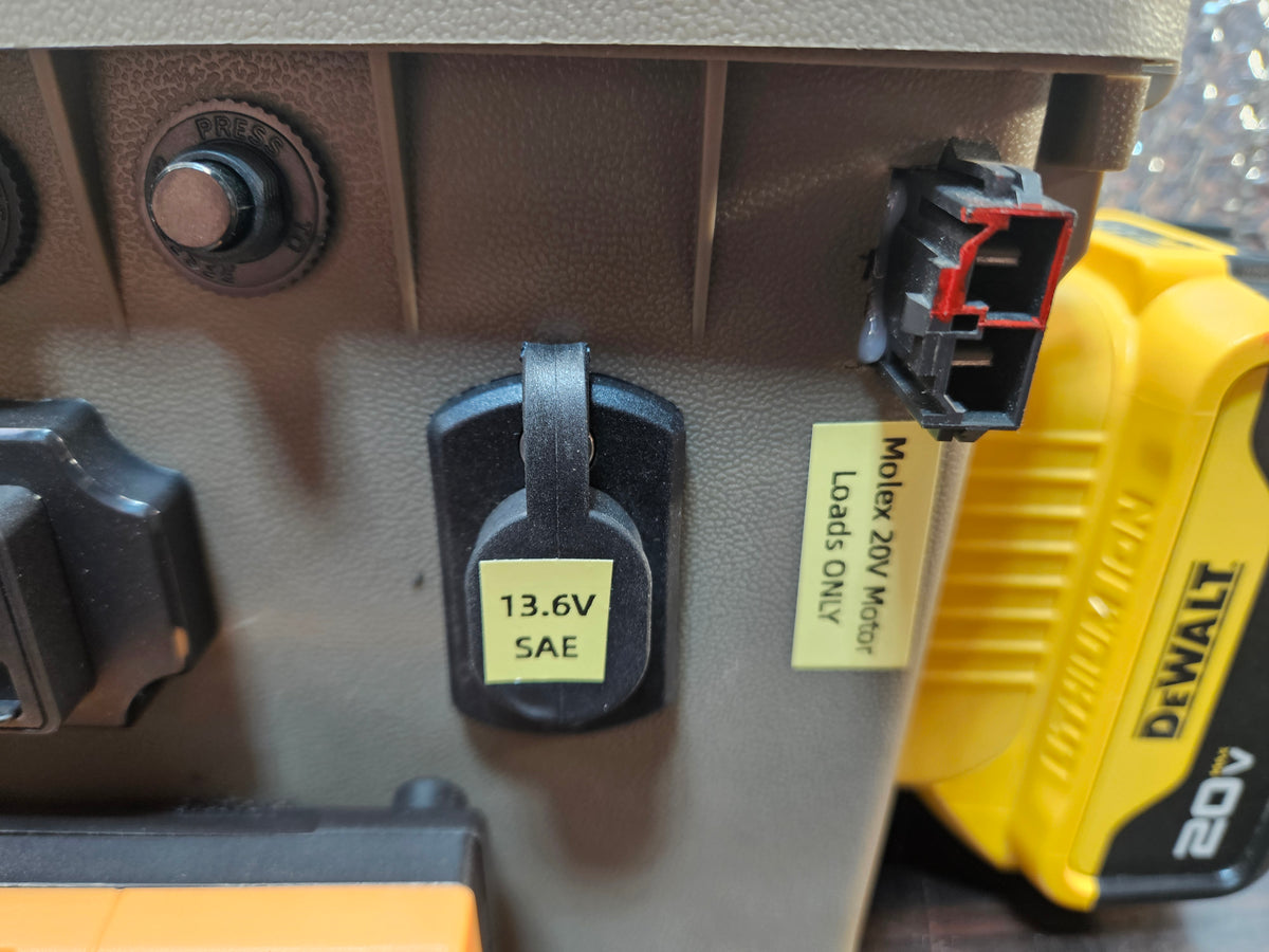 RV Mobile Tech / Foreman Heavy Duty Remote Controlled RV Trailer Lights, Electric Brake and slide control DeWalt XR 20V