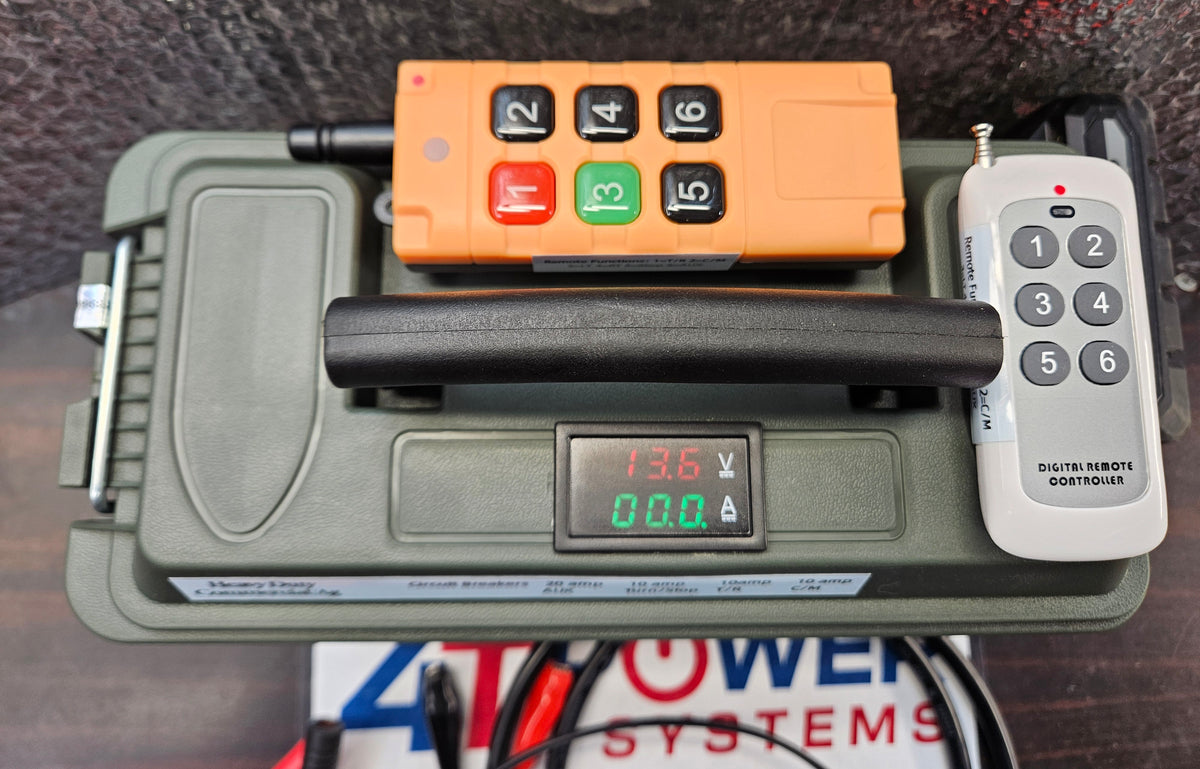 Remote Control "Heavy Duty" Commercial / Ag Semi Trailer Light Tester 7-Pin & Power Bank Milwaukee M18