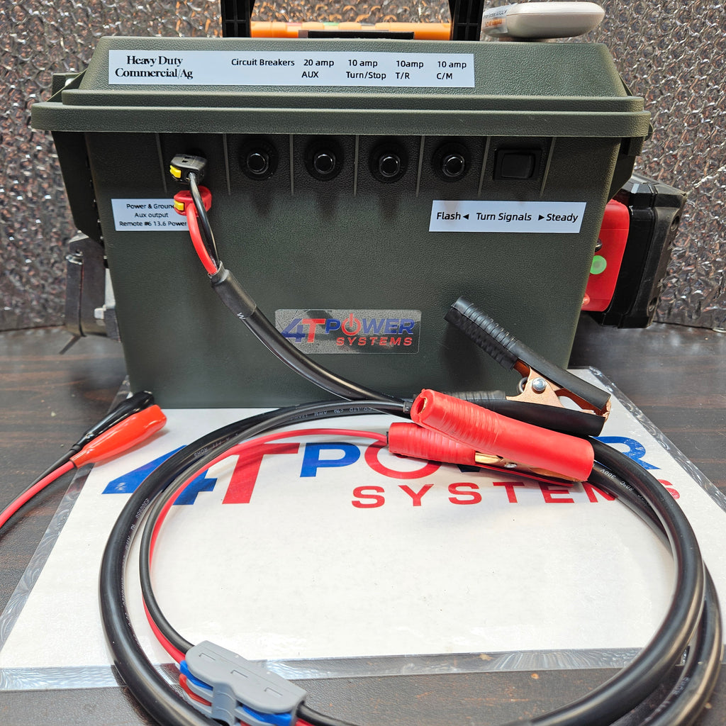 Remote Control "Heavy Duty" Commercial / Ag Semi Trailer Light Tester 7-Pin & Power Bank Milwaukee M18