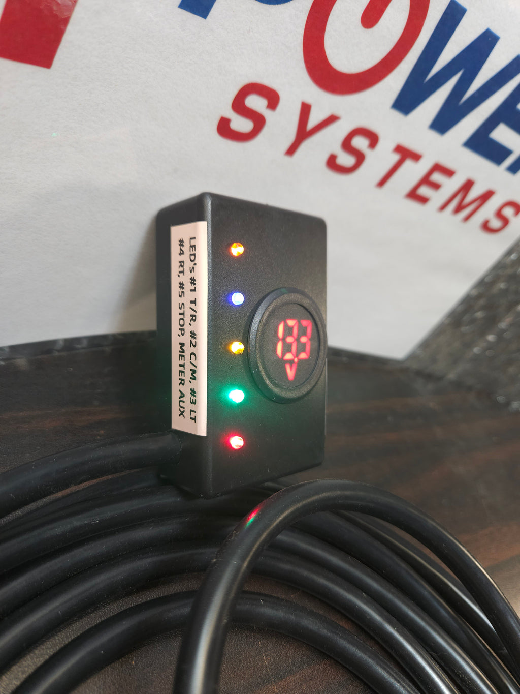 Truck or Trailer?!? Test your Heavy Duty truck's output from the cab 12' cable LED' & Meter